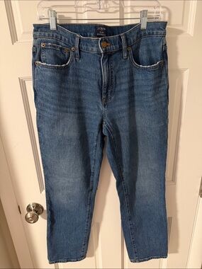 J. Crew Factory Women’s Slim Boyfriend Jeans Medium Wash Denim Size 28